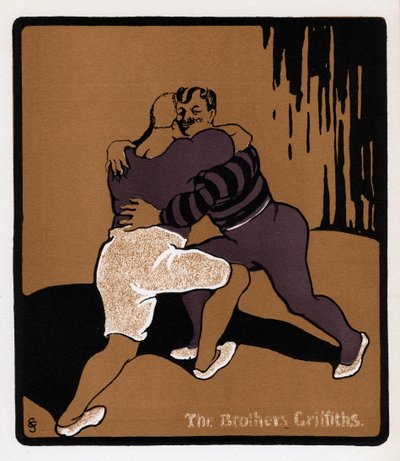 Bratři Griffithové, divadelníci, konec 19. století od Unbekannt