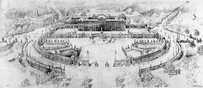 Buckinghamský palác, který má být, 1910 od Unbekannt