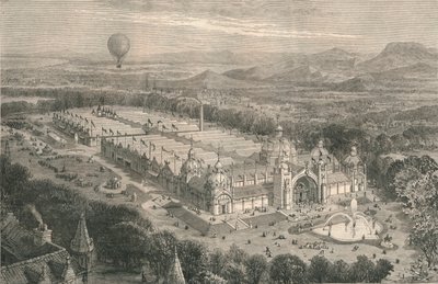 Budova pro mezinárodní průmyslovou výstavu v Edinburghu, 1886. od Unbekannt