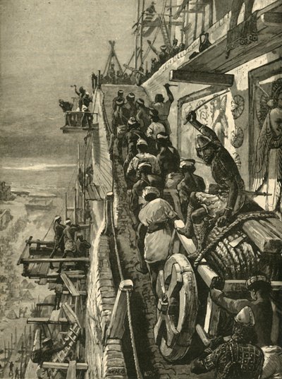 Budova Babylonu, 1890. od Unbekannt