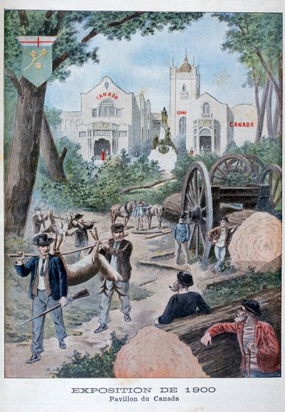 Kanadský pavilon na Světové výstavě v roce 1900, Paříž, 1900 od Unbekannt