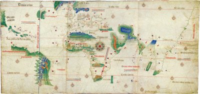 Planisféra Cantino, 1502 od Unbekannt