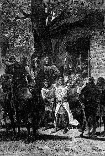 The Capture of Richard the Lion, 1192, 1909 od Unbekannt