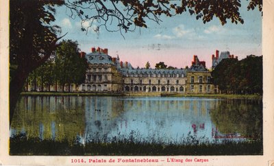 Kapří rybník, Palác Fontainebleau, 30. léta 20. století. od Unbekannt