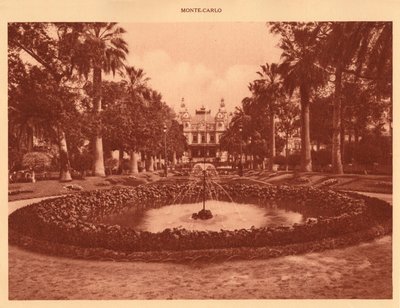 Kasino, Monte Carlo, 1930. od Unbekannt