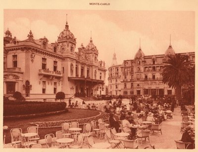 Kasino a hotel de Paris, Monte Carlo, 1930. od Unbekannt