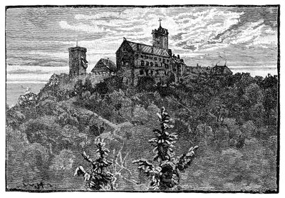 Hrad Wartburg, 1900 od Unbekannt