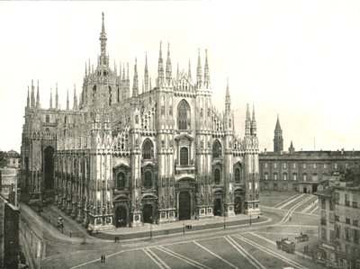 Katedrála, Milán, Itálie, 1895. od Unbekannt