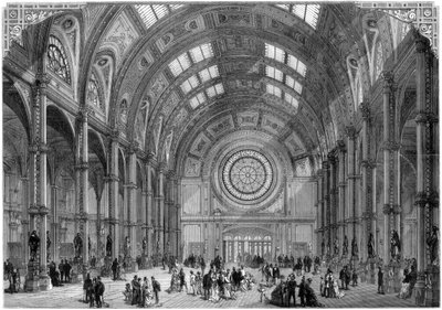 Central Hall, Alexandra Palace, Londýn, 1875 od Unbekannt