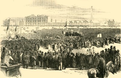 Chartist Meeting on Kennington Common, 1848, c1878. od Unbekannt