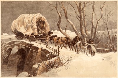 Vánoční vůz, 1866 od Unbekannt