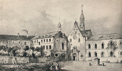 Kostel a klášter Petits Augustins, 1915 od Unbekannt