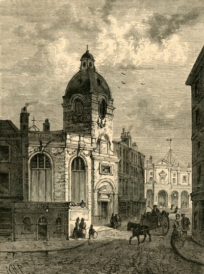 Kostel svatého Beneta Finka, ze starého pohledu, 1897. od Unbekannt
