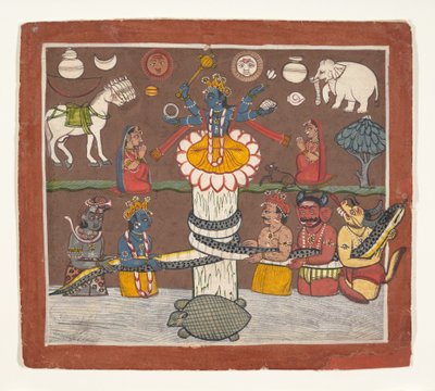 Stloukání oceánu mléka, ca. 1780-90. od Unbekannt