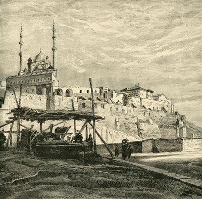 Citadela v Káhiře postavená Saladinem, 1890. od Unbekannt