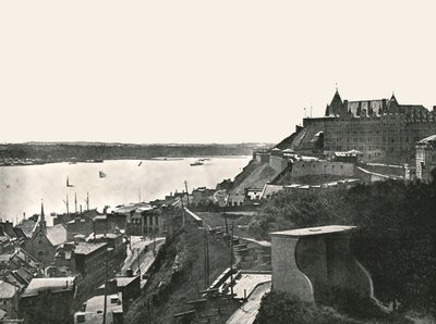 Citadelle a řeka St Lawrence, Quebec, Kanada, 1895. od Unbekannt