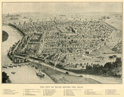 Město Dillí před obležením, 1901. od Unbekannt