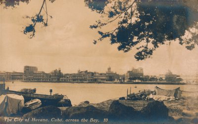 Město Havana, Kuba, přes záliv, c1930 od Unbekannt