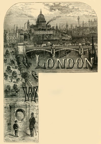 The City of London, c1872. od Unbekannt