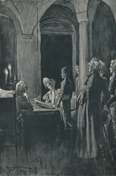 Civilní sňatek Napoleona a Josephine, 9. března 1796, 1896. od Unbekannt