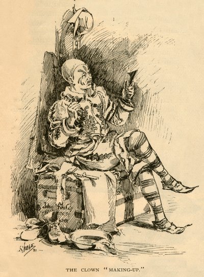 Vytváření klaunů, 1882. od Unbekannt
