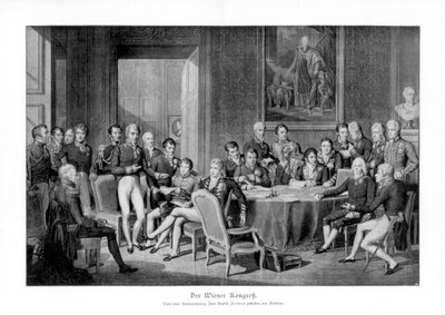 Vídeňský kongres, 1814-1815 1900 od Unbekannt
