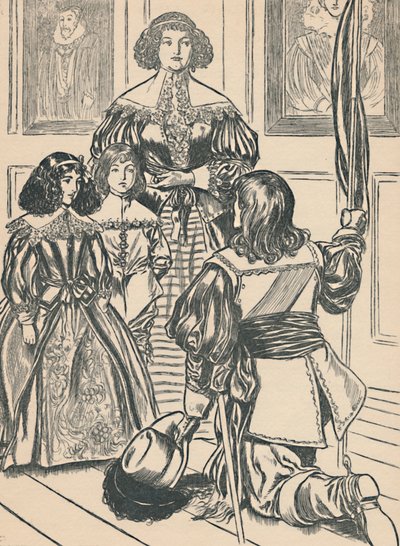 Hraběnka dostává transparenty, c1907 od Unbekannt
