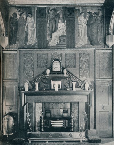 The Cupid and Psyche Frieze at No. I Palace Green North Wall, c1898 od Unbekannt