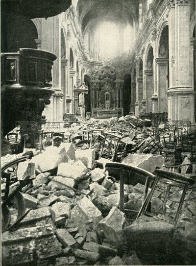 Poškození katedrály Cambrai, 1919. od Unbekannt