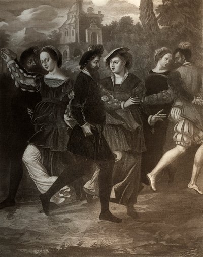 Tančící obraz, c1532, 1902 od Unbekannt
