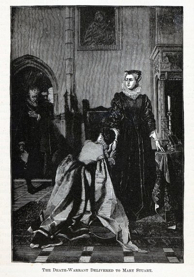 Rozsudek smrti doručen Mary Stuart, 1882 od Unbekannt
