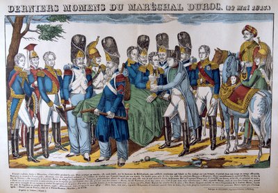 Smrt maršála Duroca, 22. května 1813, 19. století od Unbekannt