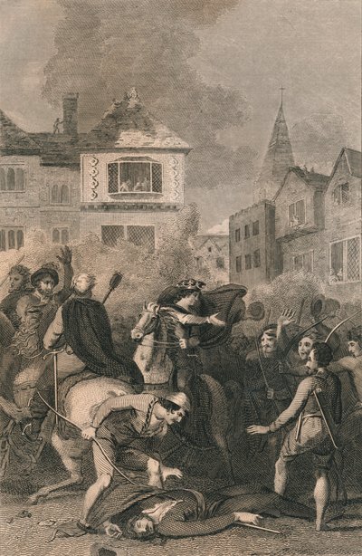 Smrt Wata Tylera, 1381, 19. století od Unbekannt