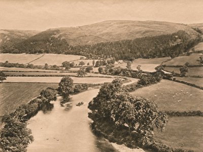 Údolí Dee, z Glendowers Mound, 1902 od Unbekannt