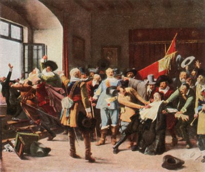 Pražská defenestrace, 23. května 1618, 1936. od Unbekannt