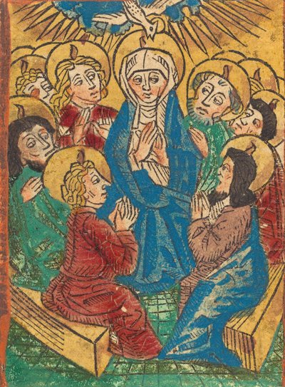 Sestoupení Ducha Svatého, c. 1490. od Unbekannt