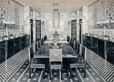 Jídelna paláce Stoclet, Brusel, Belgie, c1914 od Unbekannt