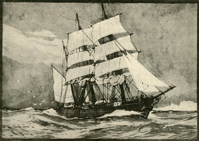 Objev pod plnými plachtami, 1901. od Unbekannt