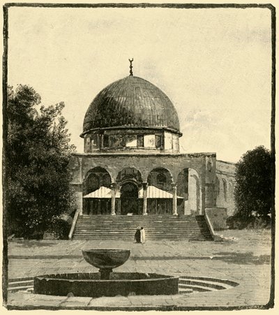 Skalní dóm, Jeruzalém, 1890. od Unbekannt