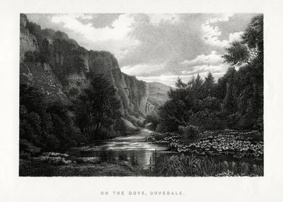 Dove, Dovedale, Derbyshire, 1896 od Unbekannt