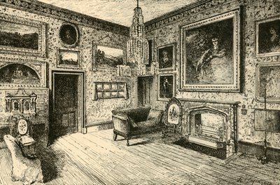Přijímací místnost v Abbotsford, 1882. od Unbekannt