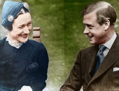 Vévoda a vévodkyně z Windsoru paní Simpson na zámku de Cande, Francie, 1937 od Unbekannt