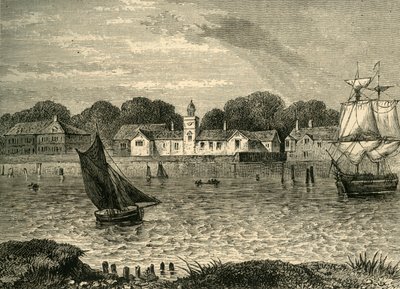 Duke of Norfolks Almshouses, v roce 1796, c1878. od Unbekannt
