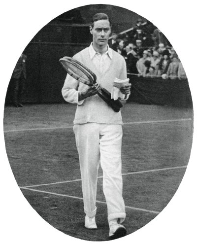 Vévoda z Yorku jako soutěžící v mužské čtyřhře ve Wimbledonu, 1926, 1937 od Unbekannt
