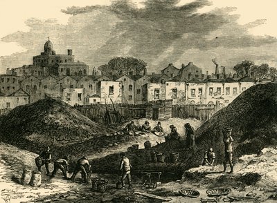 Dust-Heaps, Somers Town, v roce 1836, c1876. od Unbekannt