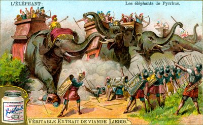The Elephants of Pyrrhus, c1900 od Unbekannt