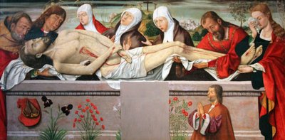 Pohřeb Krista, c1490-c1500 od Unbekannt