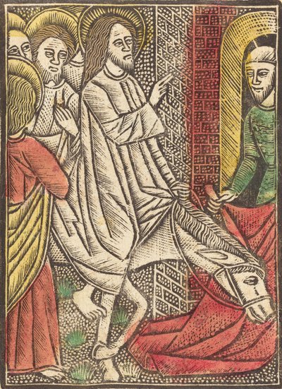 Vjezd do Jeruzaléma, c. 1480. od Unbekannt