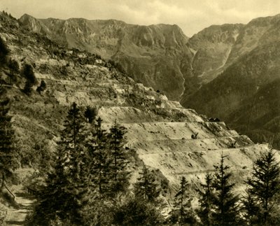 Důl Erzberg, Štýrsko, Rakousko, c1935. od Unbekannt