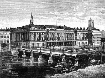 The Exchange a Fredericks Bridge, Berlín, 1900 od Unbekannt